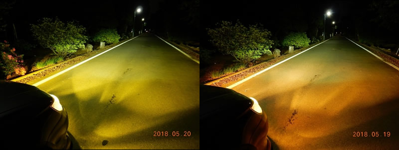 LEDヘッドライトのイエローとホワイトを比較(雨の日と晴れの日の比較写真あり) | fcl. Carpedia (エフシーエル カーペディア)