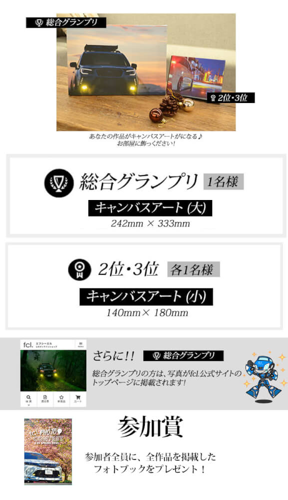 景品について