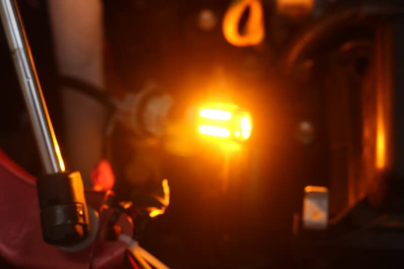 fcl.抵抗内蔵LEDウインカーバルブ　点灯確認